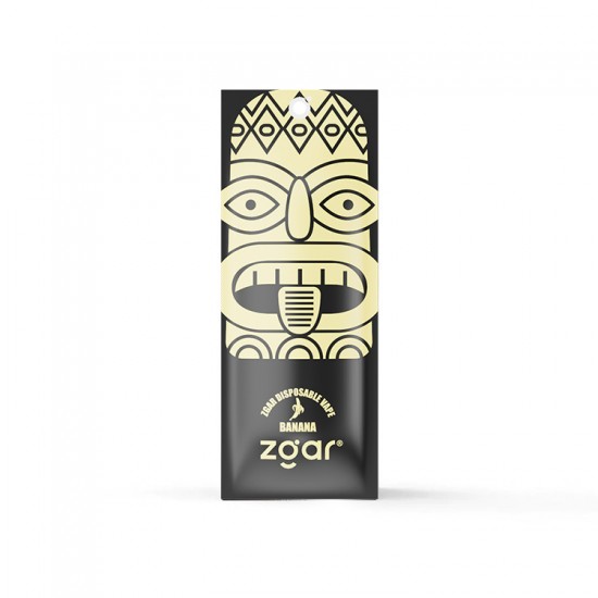 Zgar Disposable Nicotine Vapes with 3000 Puffs Capacity, 10ml Banana Flavor