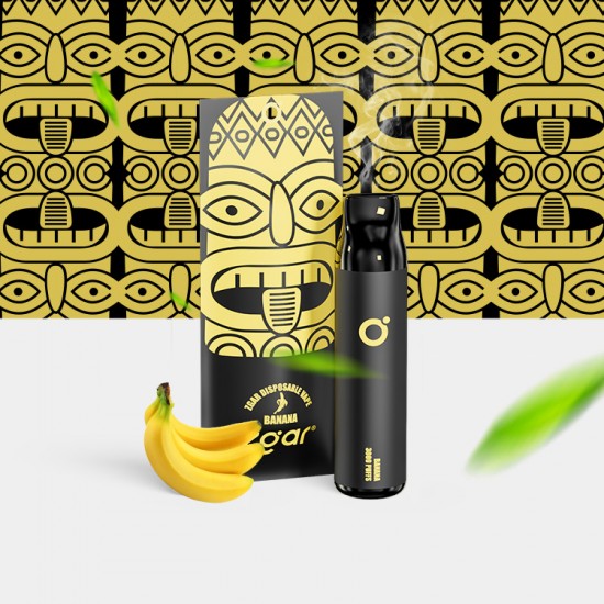 Zgar Disposable Nicotine Vapes with 3000 Puffs Capacity, 10ml Banana Flavor