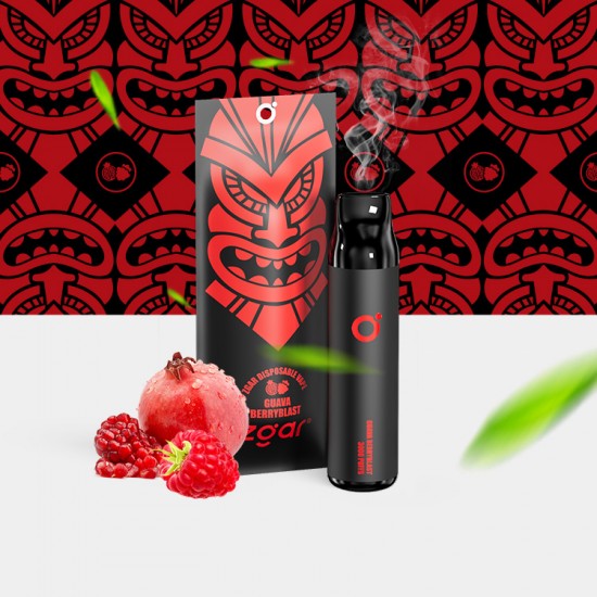 Zgar Disposable Nicotine Vapes with 3000 Puffs Capacity, 10ml Guava Berryblast Flavor