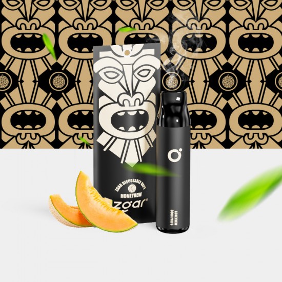 Zgar Disposable Nicotine Vapes with 3000 Puffs Capacity, 10ml Honeydew Flavor
