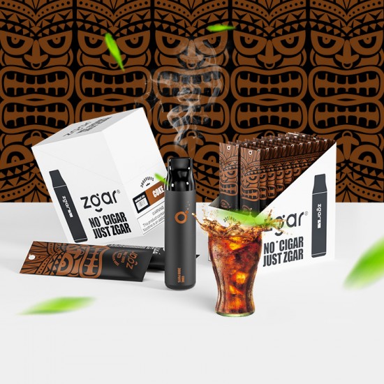 Zgar Disposable Nicotine Vapes with 3000 Puffs Capacity, 10ml Coffee Flavor